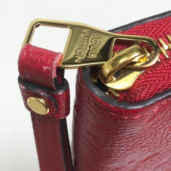 LOUIS VUITTON M68571 MonogramEmpreinte ZippyWallet Long Wallet Cherryberry(Red) - Picture 7 of 12